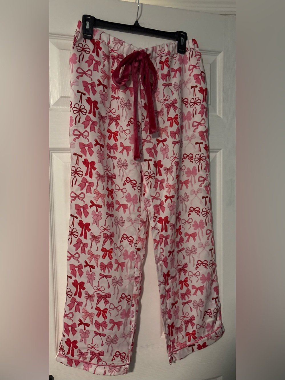 NWOT Simply Southern Pink Bow Pajama Pants